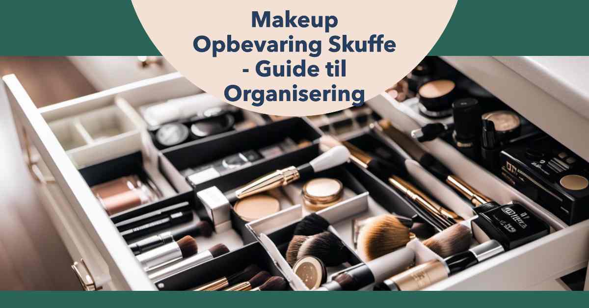 Makeup Opbevaring Skuffe - Guide til Organisering